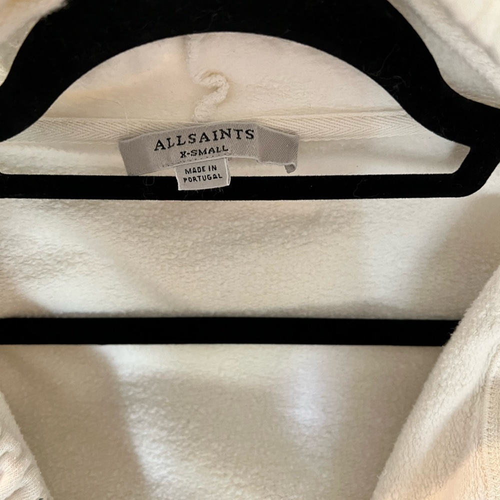 All saints zip up sweatshirt cardigan - Picture 3 of 4